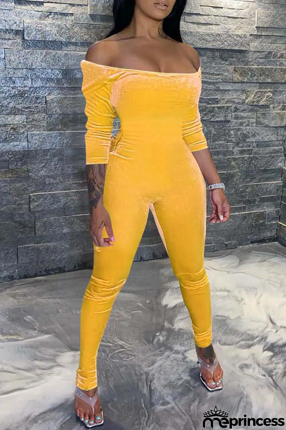 Pink Sexy Casual Solid Backless Off the Shoulder Jumpsuits