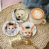 8PCS Diamond Painting Acrylic Critters in the Hole Coaster Kit with Holder