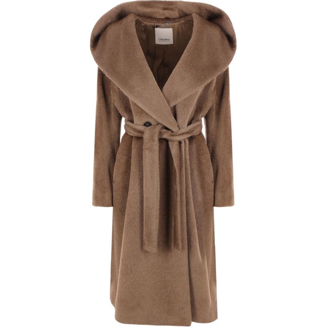 'S MAX MARA Belted Long-Sleeved Coat