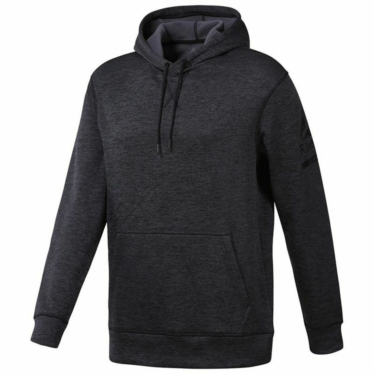 Women&rsquo;s Hoodie Reebok Ready Poly Fleece Dark grey
