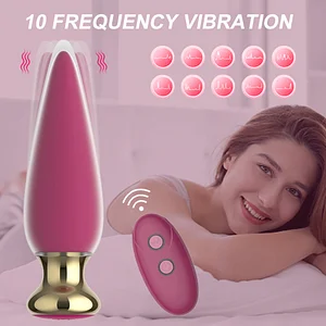 10 Vibration Modes Anal Plug Vibrator For Couples Prostate Massager With Remote Control