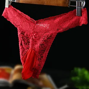 Men's lace underwear sexy thong