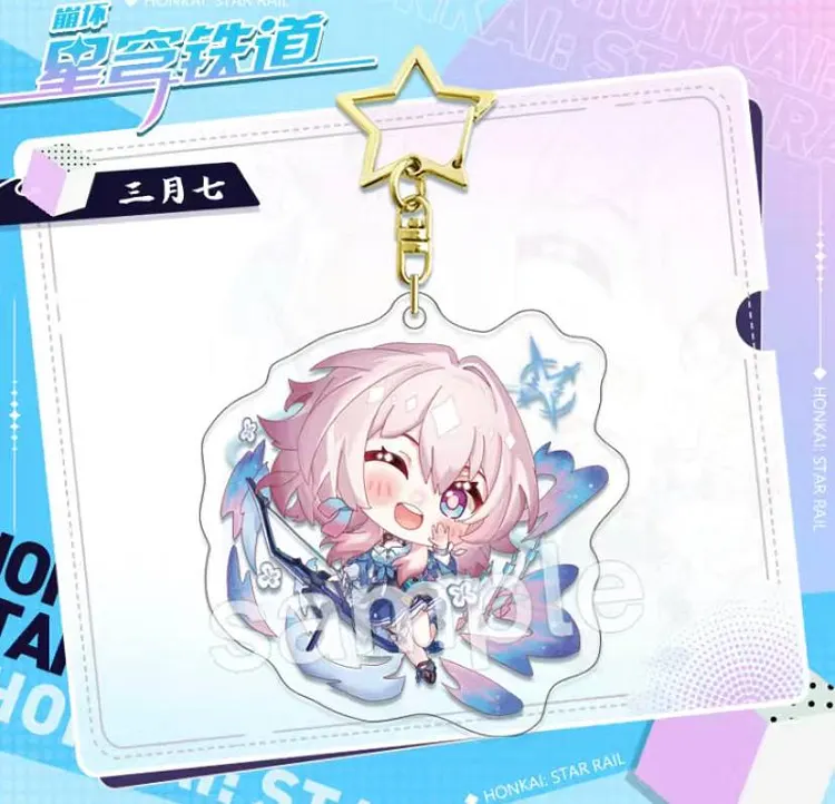 Honkai Star Rail Acrylic Keychains
