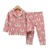 Kid Baby Boy Girl Casual Loose Soft Long Sleeve Pajamas