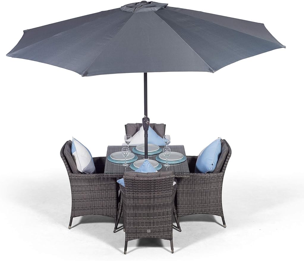 MODERN FURNITURE DIRECT Moderno Mueble Cuadrado de 4 plazas para Savannah