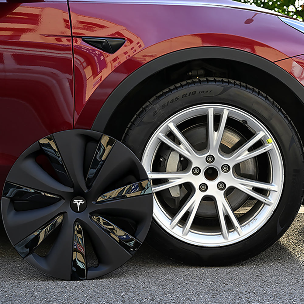 Tesla Model Y Sport Hubcaps Wheel Caps Wheel Covers Double Color - TESLASY