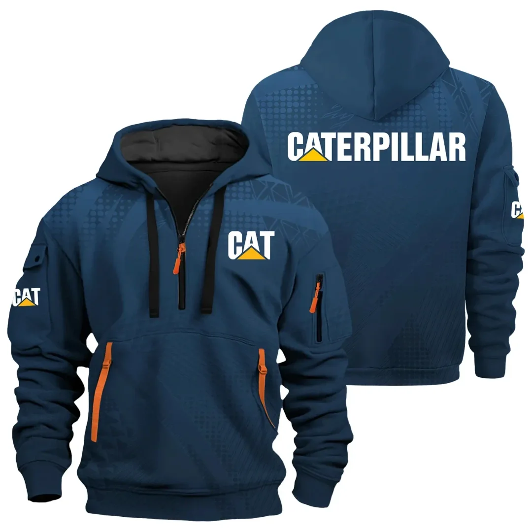Nowa męska bluza z kapturem GORE-TEX marki CAT – ciepła, wodoodporna, outdoorowa, praktyczna
