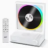 Portable CD Player Bluetooth 5.3 Desktop Sound Speakers with Color Light And HiFi Speakers Support TF Card LED Screen for Home Bed Room Party Camping Travel