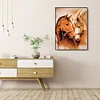 Painting By Numbers - DIY Loving Horses(40*50 CM)