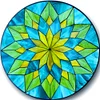 Diamond Painting -DIY Round Drill Mandara(40x40 CM)