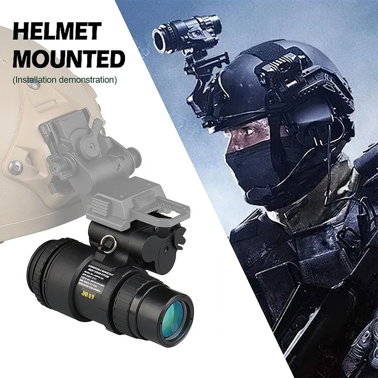 HD Digital Night Vision Goggles Monocular with Helmet Mount for Hunting  Observe