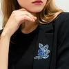4Pcs Diamond Painting Butterfly Brooch for Wedding Party Gift