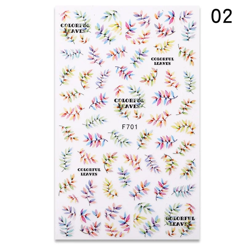 1PC White Embossed Flower Lace 5D Nail Stickers Flower Butterfly Wedding Nail Art Designs Decoration For Manicures