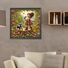 Diamond Painting -DIY Round Drill Girl(40x40cm)