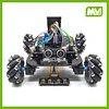 Arduino smart car, Mecanum wheels, PS2 remote controller, Bluetooth-controlled robotic arm, four-way line following