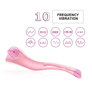 Ballerina Vibrator Vacuum Suction Tongue Licking Vibrator