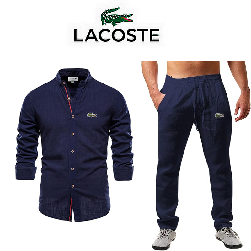Lacoste® Férfi nyári lezser szett
