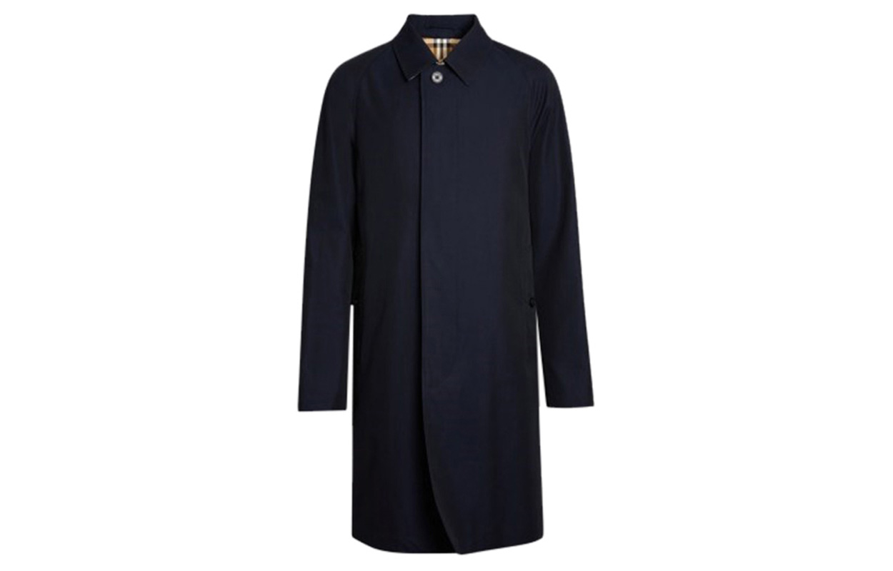 Burberry Coats Men Blue
