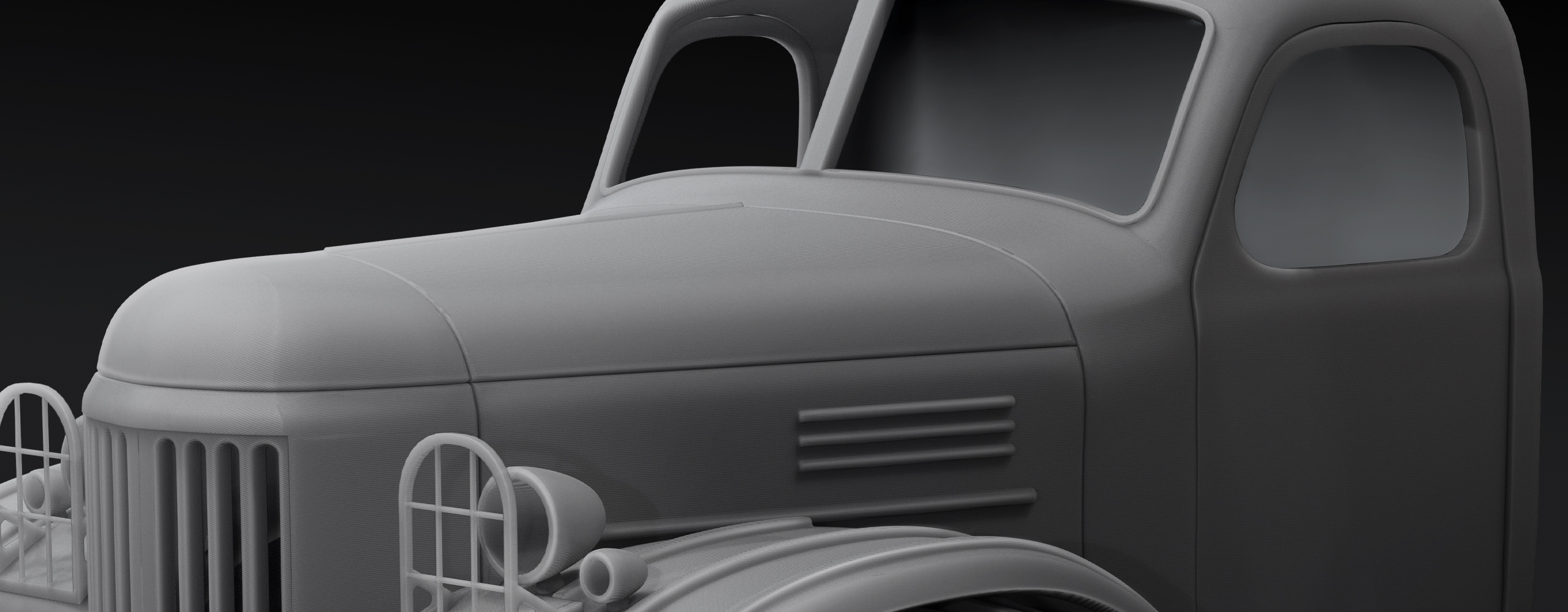 3d printed car model