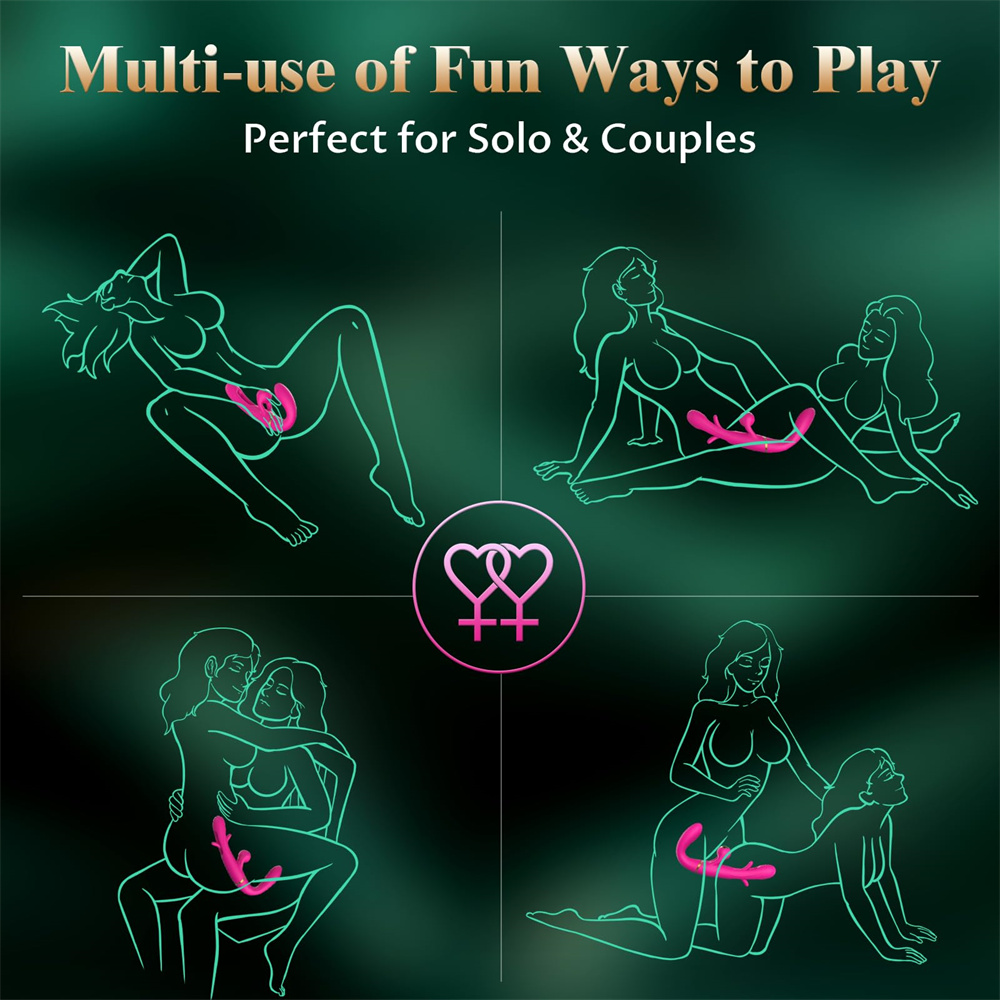 Lesbian G-spot Vibrator 10 Modes Flappig Wearable Clitoral Stimulator With Remote Control