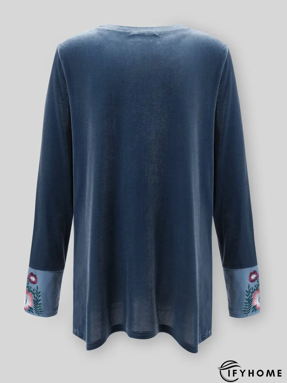 Casual Shift Crew Neck Long Sleeve Tops | IFYHOME