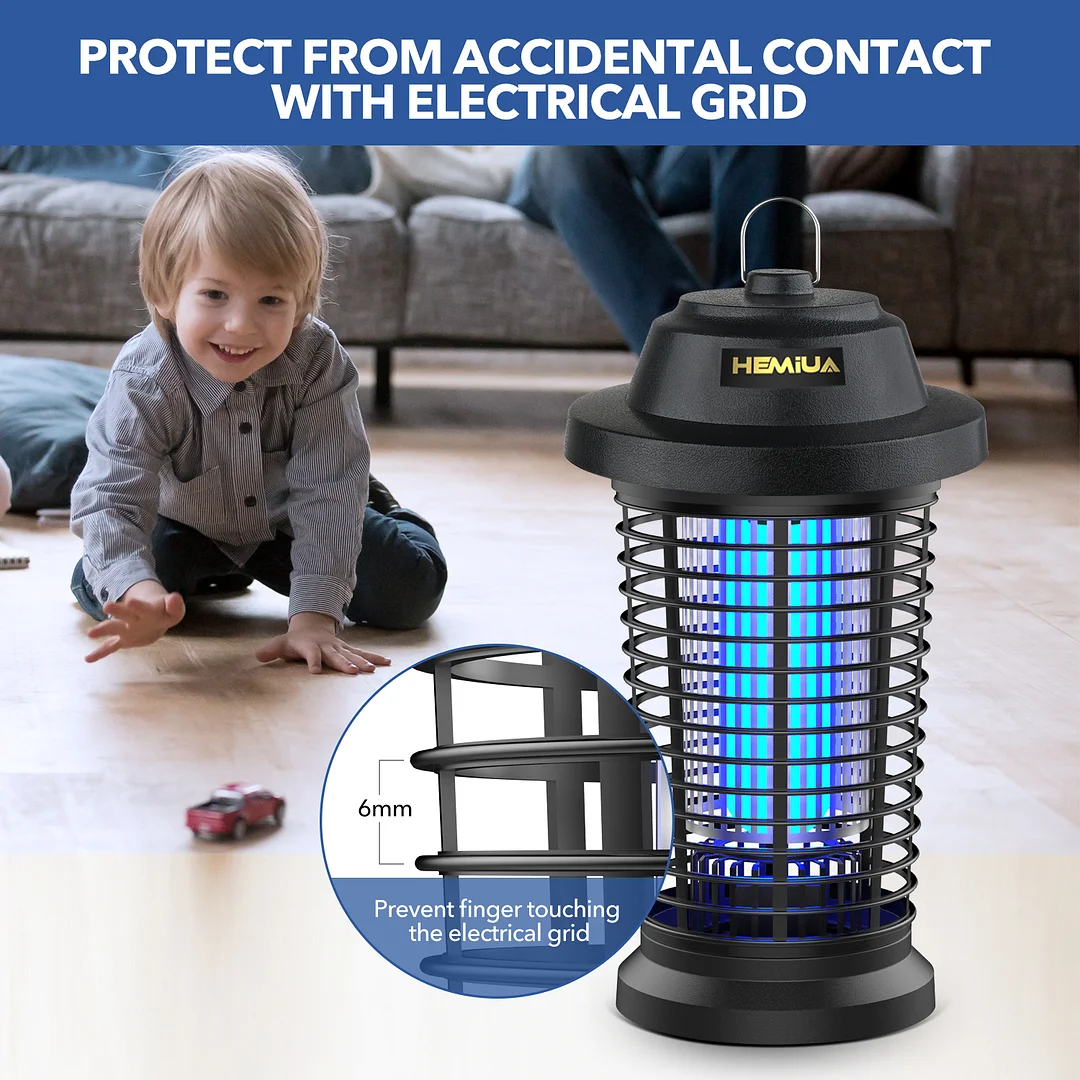 HEMIUA Electric Bug Zapper, Mosquito Zapper for Outdoor, Insect Killer