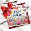6Pcs Diamond Painting Birthday Wishes Diamond Painting Greeting Card for Adults Beginners