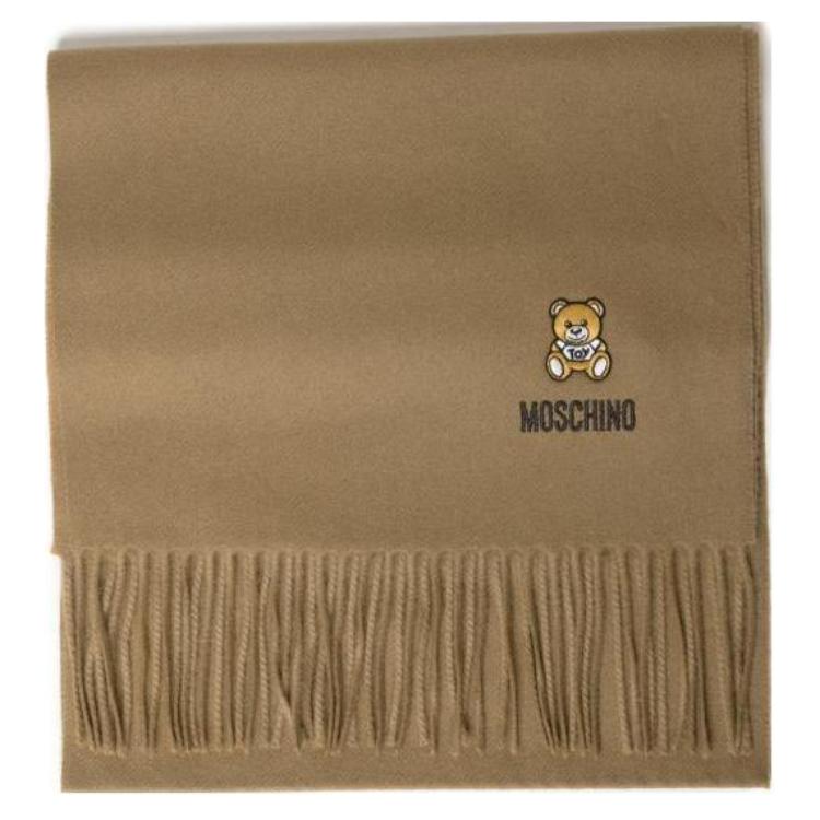 MOSCHINO - Knit Scarves Men's Brown