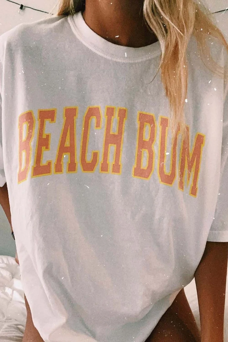 BEACH BUM TEE  August Lemonade August Lemonade