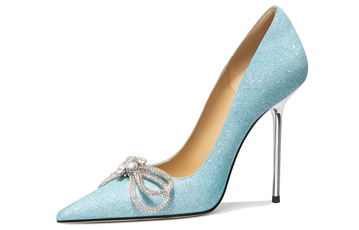 Lily Wei High Heels Women's Lake Blue