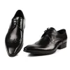 Mens classic fashion leather derby dress shoes