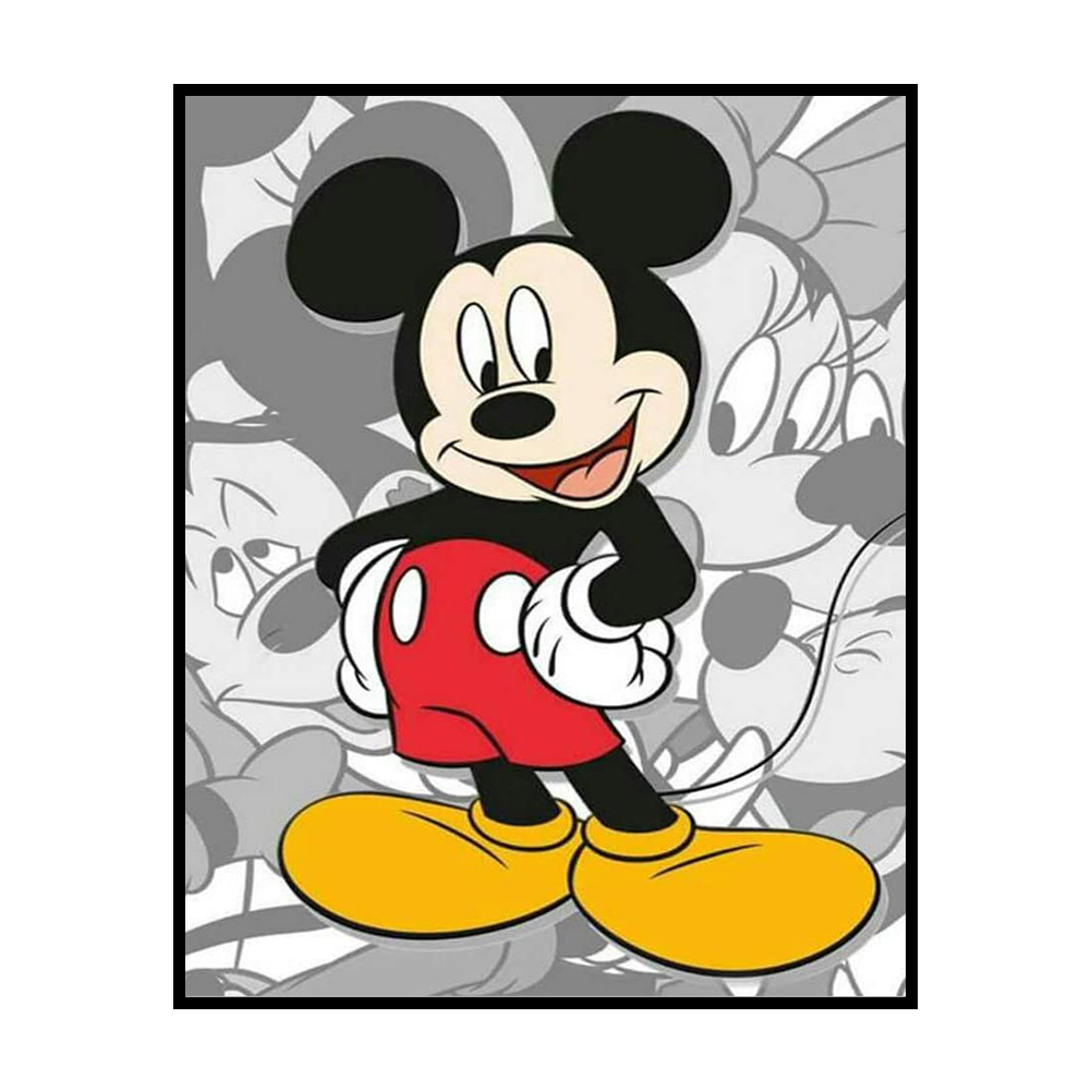 Mickey Mouse-11CT Stamped Cross Stitch 40*50cm