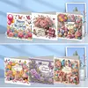 6Pcs Diamond Painting Birthday Wishes Diamond Painting Greeting Card for Adults Beginners