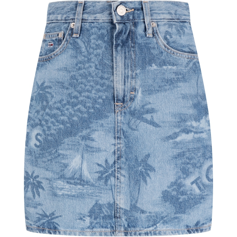 Tommy Hilfiger Denim Short Skirts Women's Denim Blue 1A5