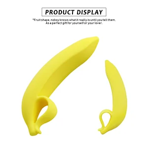 Banana Silicone Penis Massage Sticks