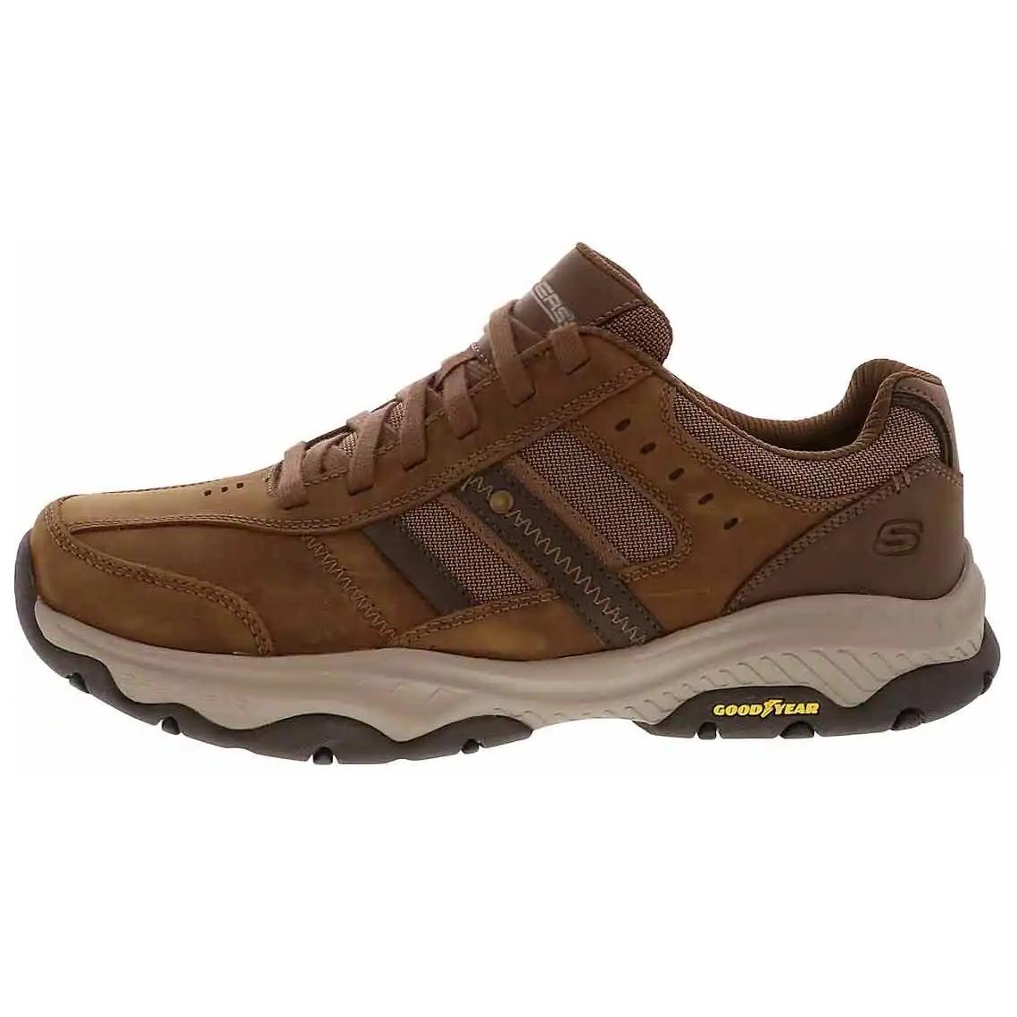 Skechers Anti Slip Wear Resistant Low Top Casual Shoes Men's Brown