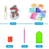 5pcs DIY Diamond Painting Christmas Keychains