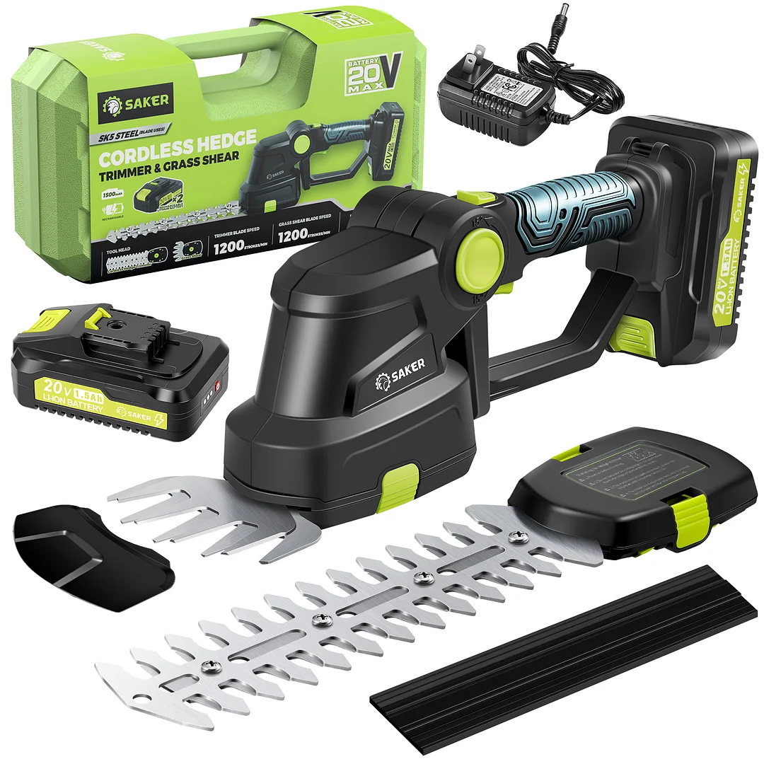 SAKER&reg; Cordless Hedge Trimmer