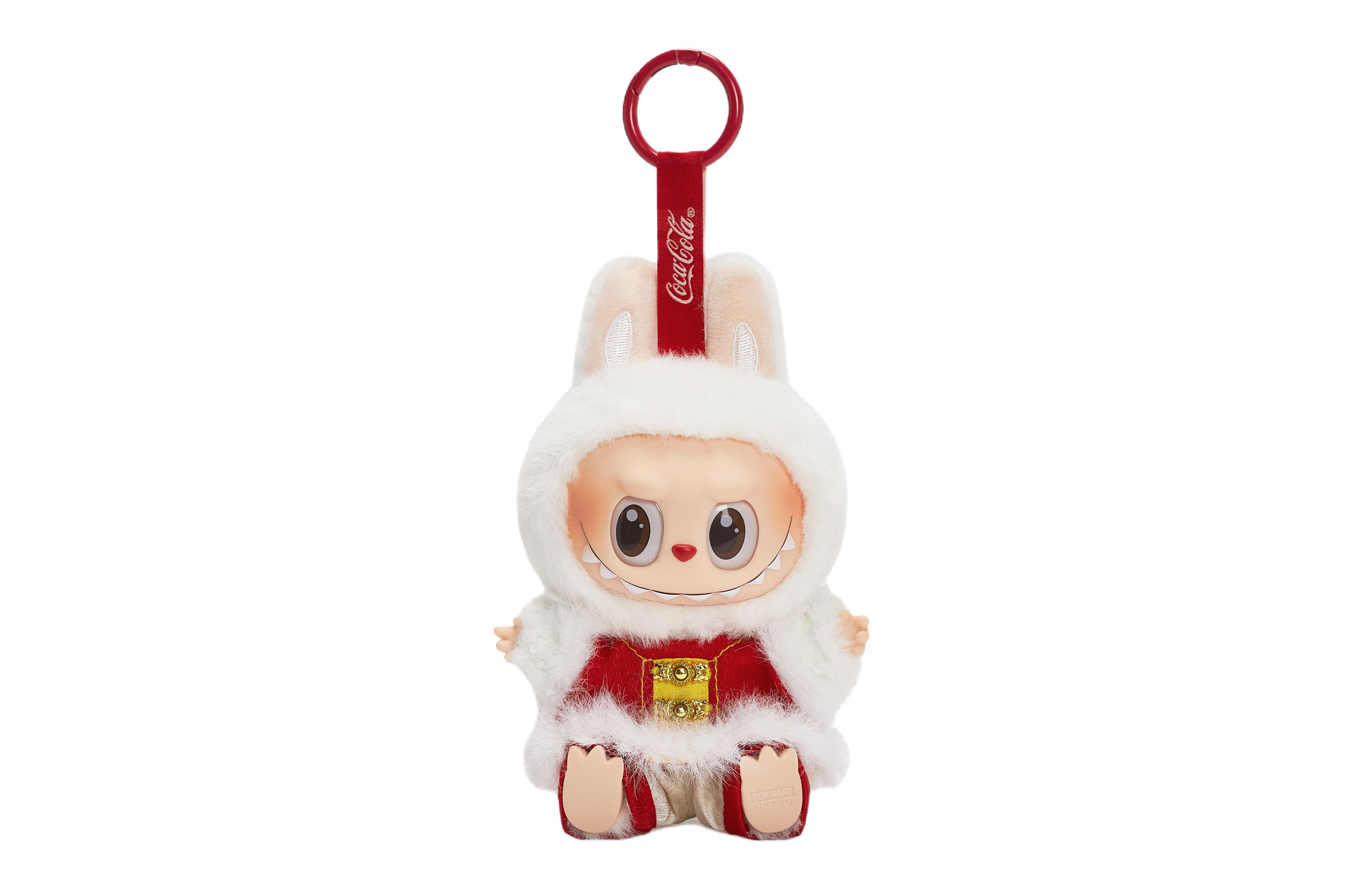 [Modified Doll] POP MART Labubu Coca Cola Happiness Factor Confirmed, Blessing Wealth Baby Cute Hang Tag Box 24cm