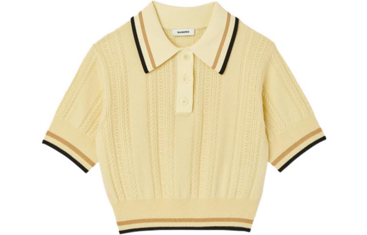 Sandro SS23 Knitwear Women's Light Yellow