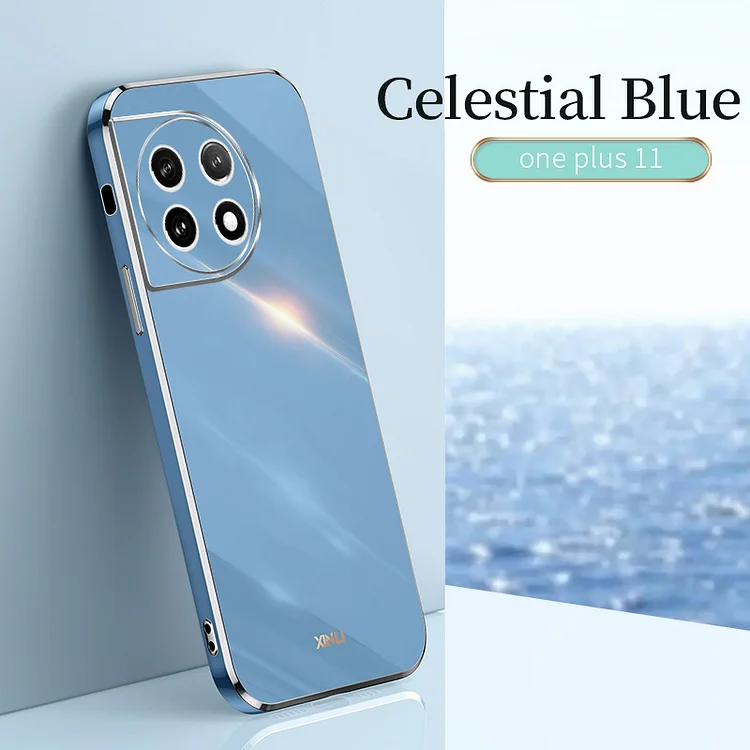 Luxury Square Plating Phone Case On For OnePlus