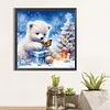 Diamond Painting-DIY Crystal Rhinestone Snow Bear