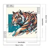 Diamond Painting-DIY Crystal Rhinestone Tiger