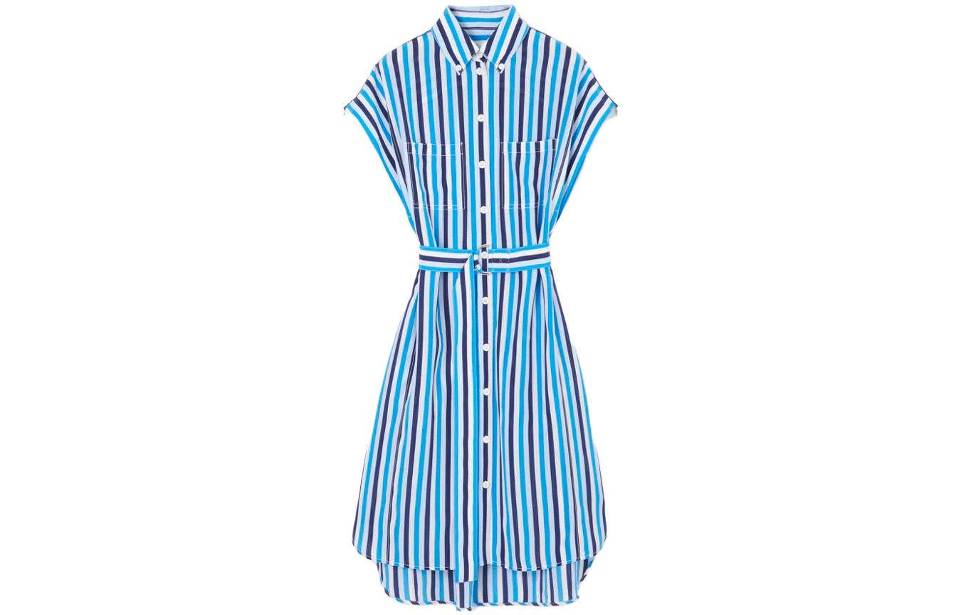 Burberry Short-Sleeved Dresses Women's Blue