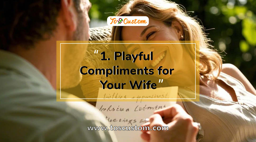 TOSCUSTOM™ 1. Playful Compliments for Your Wife