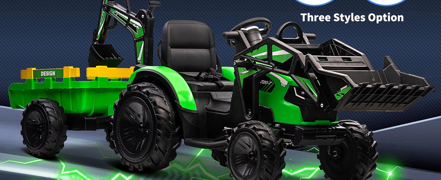 3 in 1 Ride on Tractor