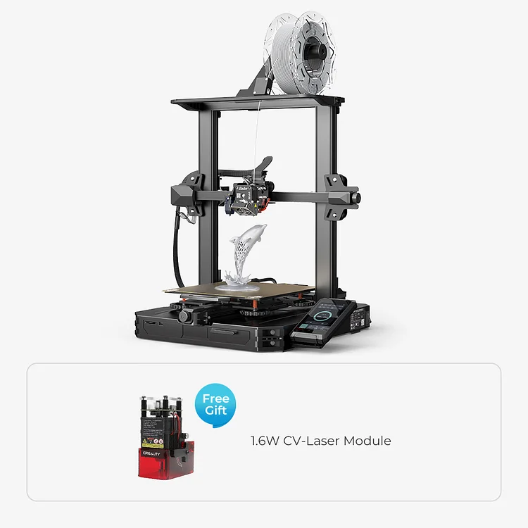 Ender-3 S1 Pro 3D Printer with 1.6W Laser Module