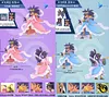 1/20 Scale World Zukan Cynthia, Mega Garchomp, Iris & Haxorus - Pokemon Resin Statue - QN Studios
