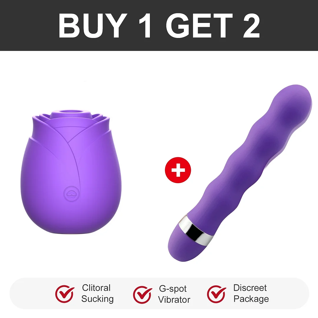 Newly Pump Sucking Rose Clitoral Stimulator Big O In 10 Seconds