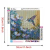 Diamond Painting-DIY Full Round Drill Flowers Bird